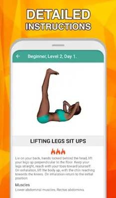 7 minute abs workout Daily Ab android App screenshot 0