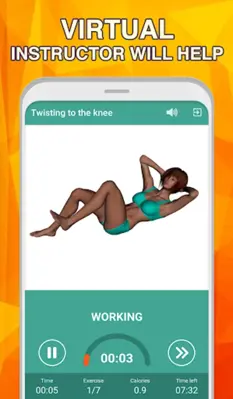 7 minute abs workout Daily Ab android App screenshot 2